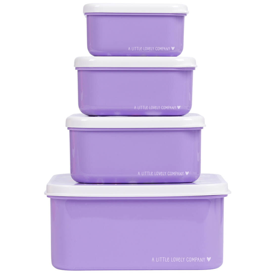 a little lovely company lunchbox set - unicorn dreams - 4st | SBSEUD73 | 4