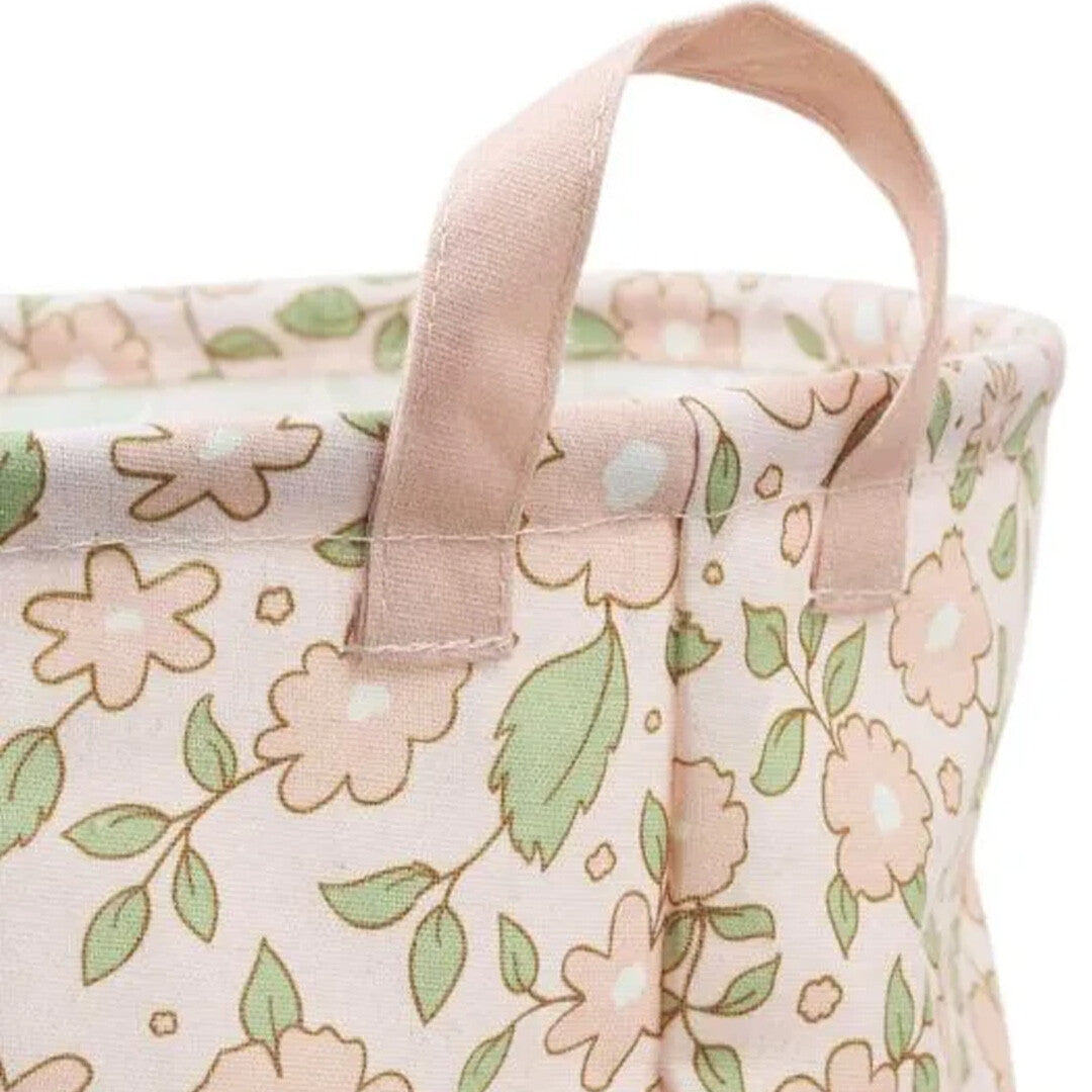 a little lovely company opbergmand bloemen - pink - 50 cm  | STBABP18 | 1