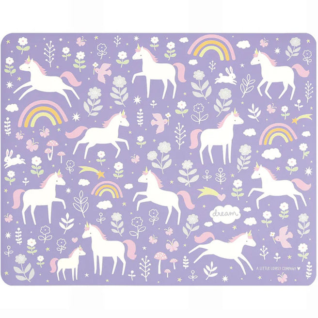 a little lovely company placemat unicorn dreams | PMUNPU10 | 0