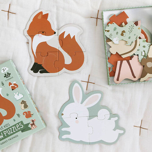 a little lovely company puzzels bosvriendjes - 5st | PGPUFF05 | 3