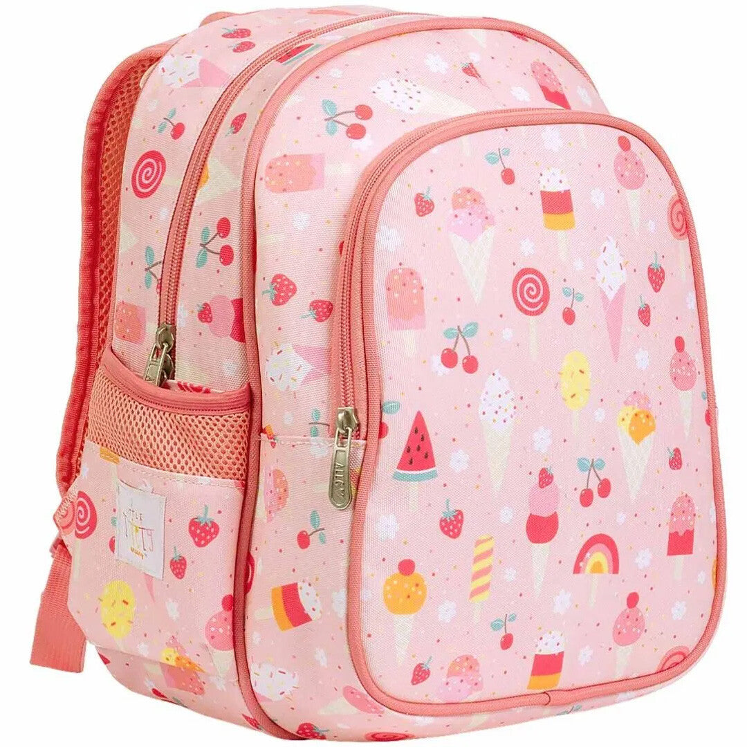 a little lovely company rugzak met koelvak - ijsjes - 32 cm | BPICPI67 | 0