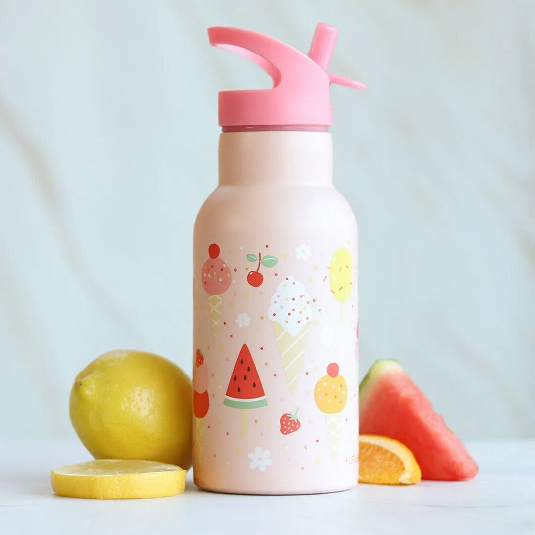 a little lovely company rvs drinkfles ijsjes - 350ml  | DBSSIC70 | 1