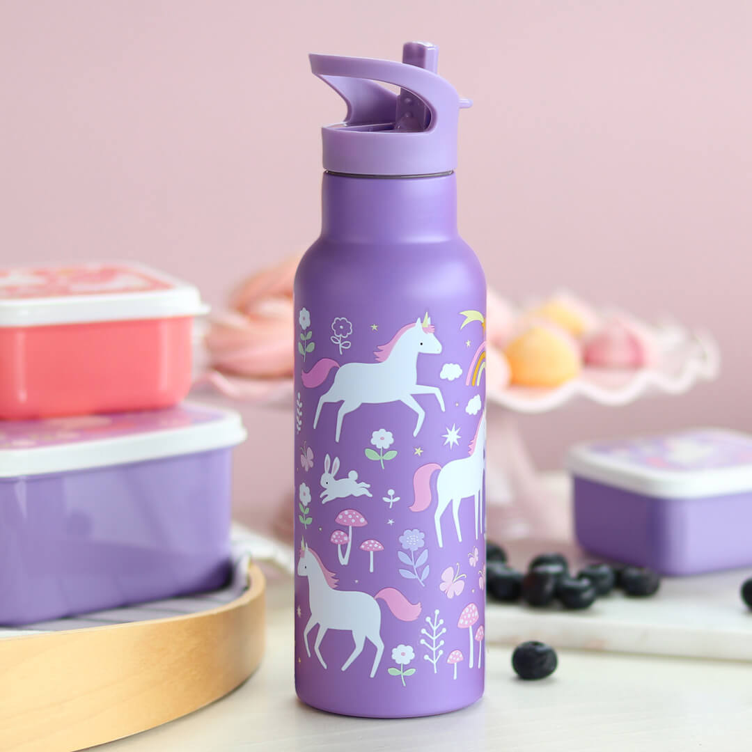 a little lovely company rvs drinkfles unicorn dreams - 500 ml | DBSXUD80 | 2
