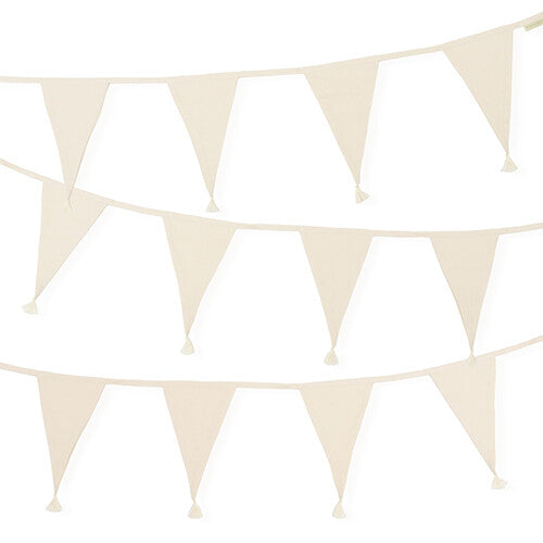 a little lovely company vlaggenslinger cream | DEGAWH02 | 0