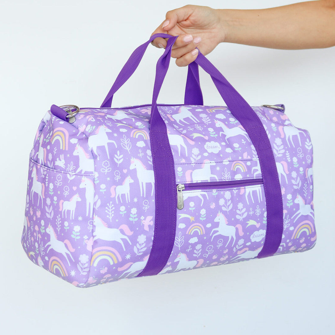 a little lovely company weekendtas unicorn dreams - 46 cm | TBUDPU08 | 4