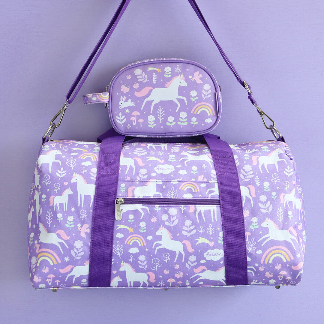 a little lovely company weekendtas unicorn dreams - 46 cm | TBUDPU08 | 5