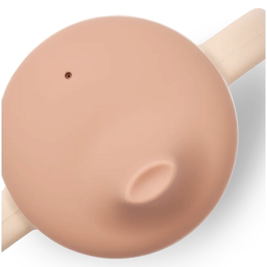 liewood tasse à bec en silicone neil - papillon - apple blossom