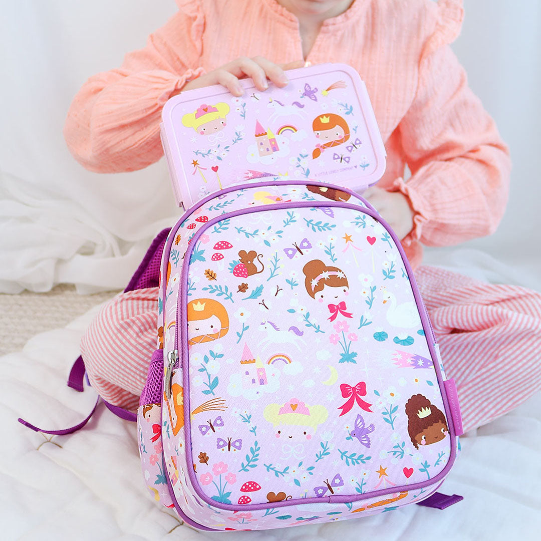 a little lovely company kinderrugzak prinsessen - 32 cm | BPPRPU89 | 3