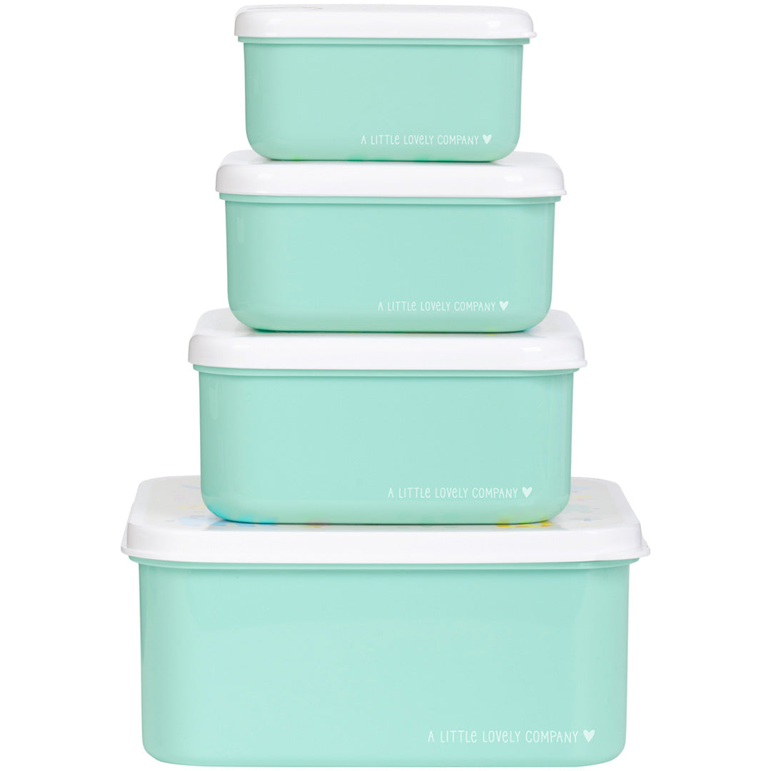 a little lovely company lunchbox set - jungle - 4st | SBSEJUMI87 | 4