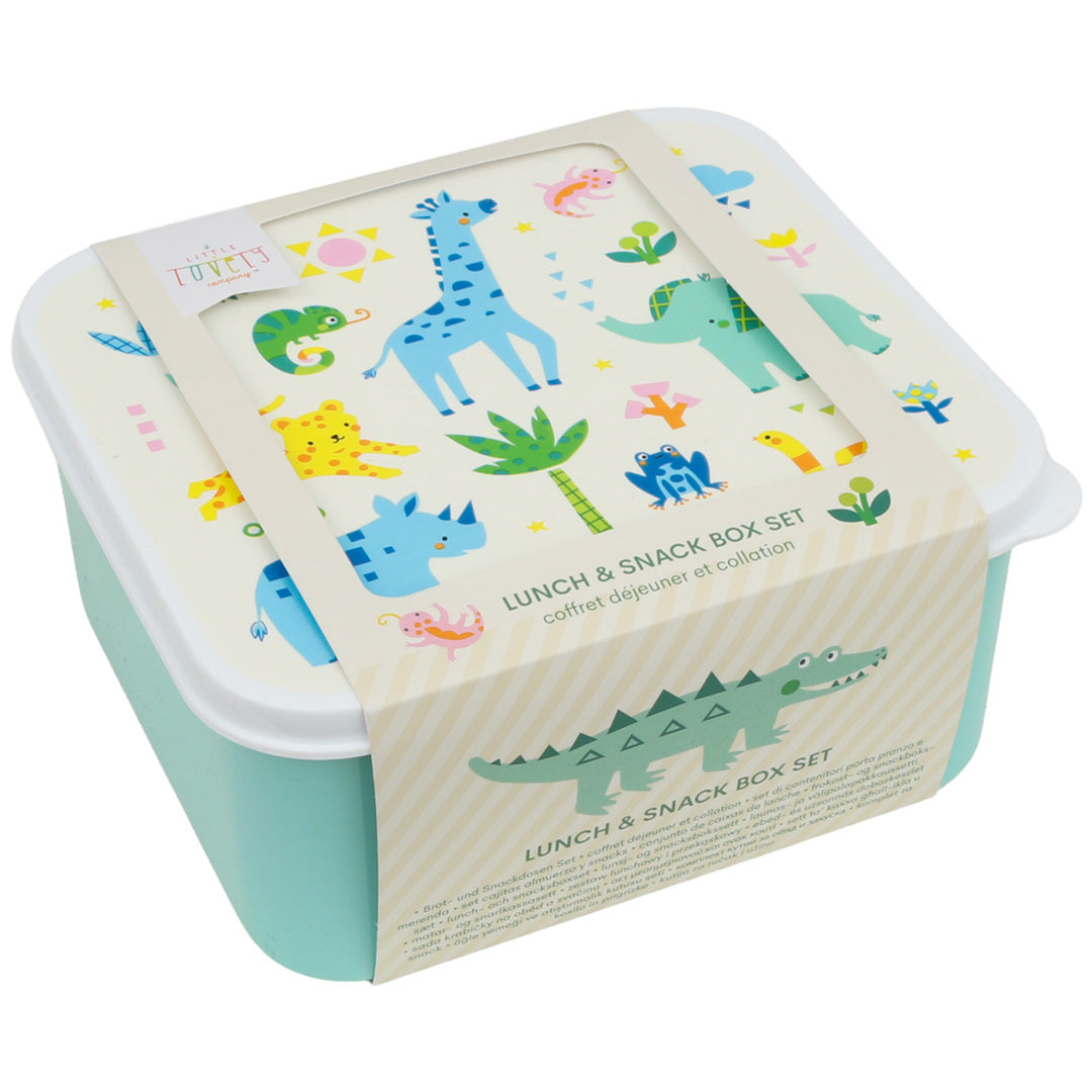 a little lovely company lunchbox set - jungle - 4st | SBSEJUMI87 | 5