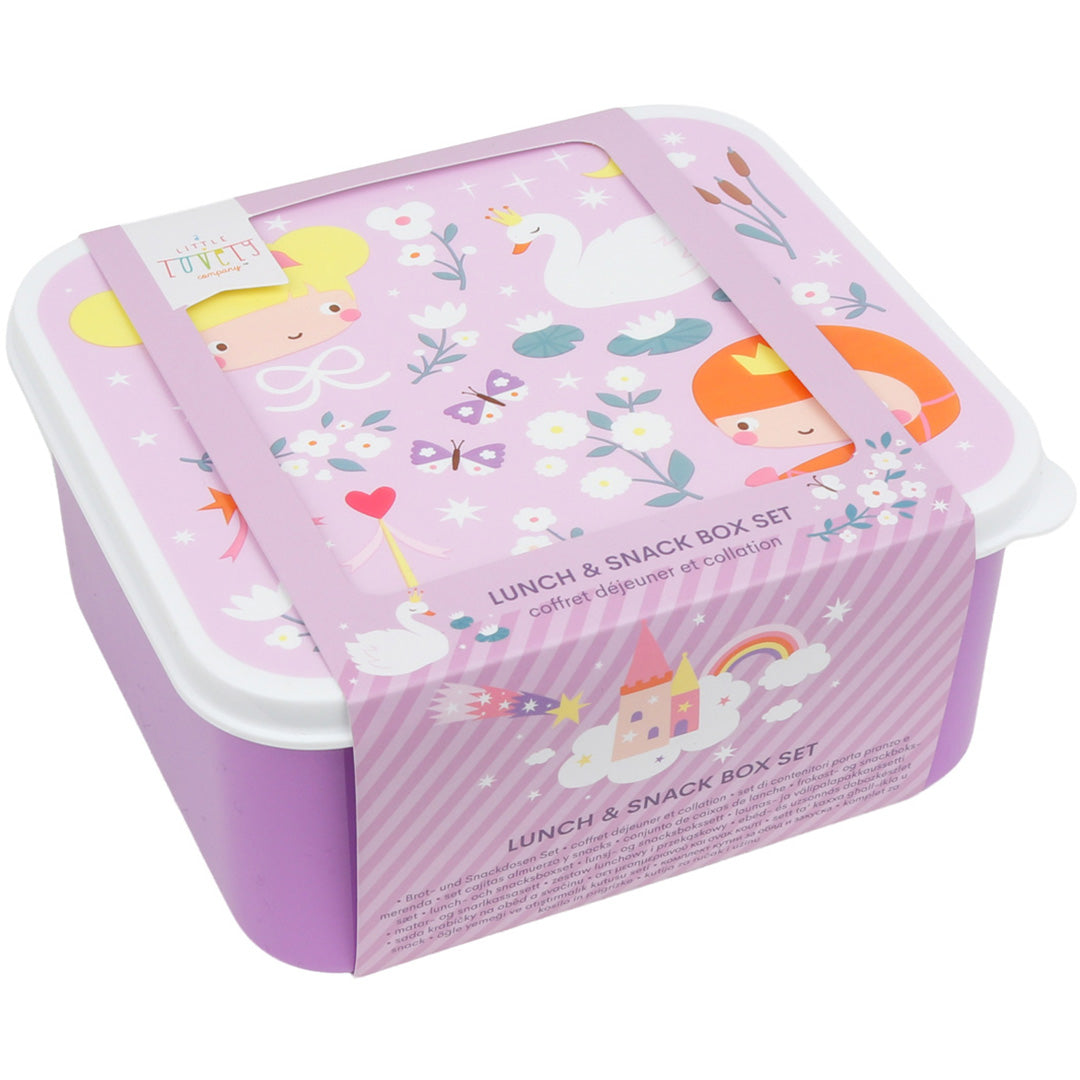 a little lovely company lunchbox set - prinsessen - 4st | SBSEPR85 | 5