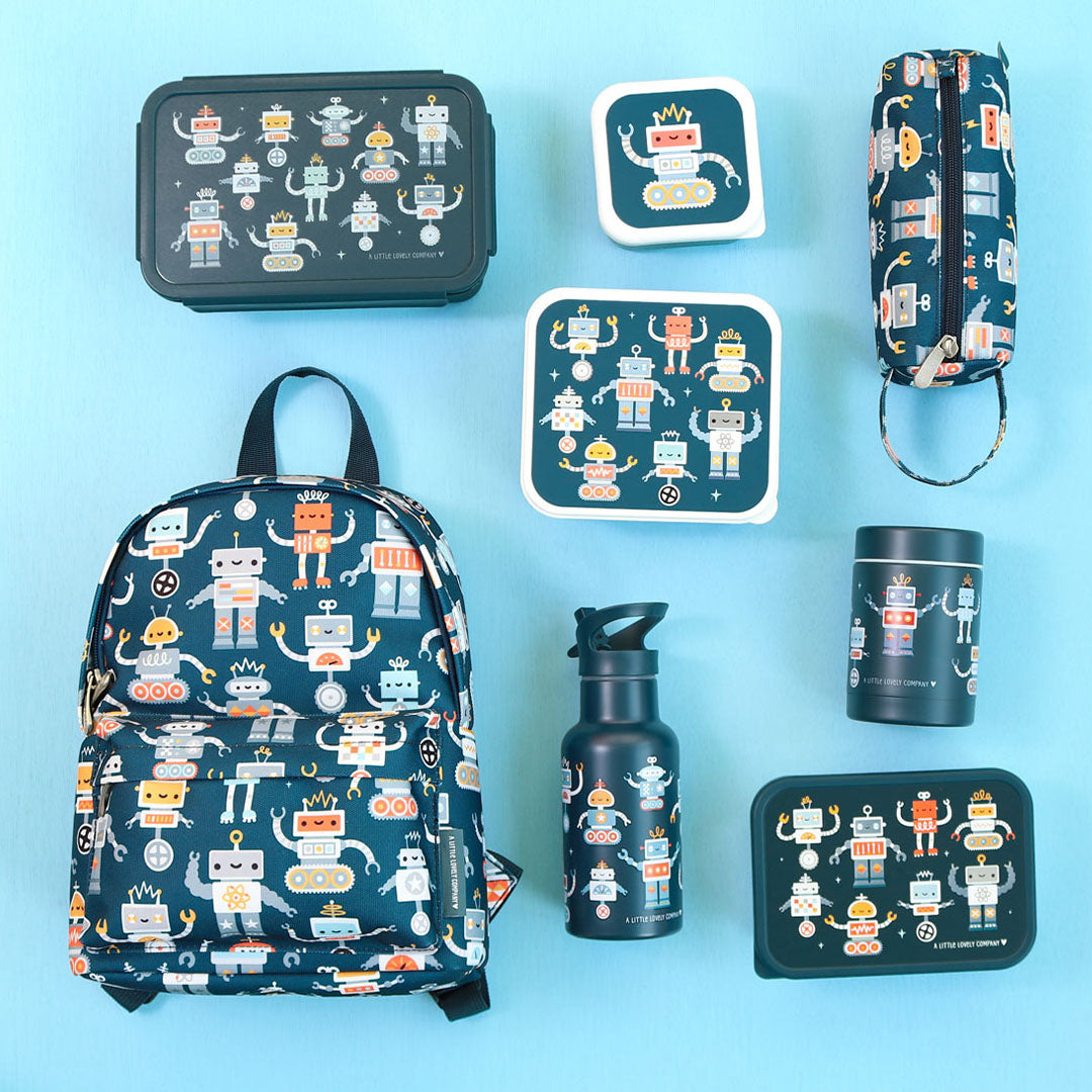 a little lovely company lunchbox set - robots - 4st | SBSERO86 | 6