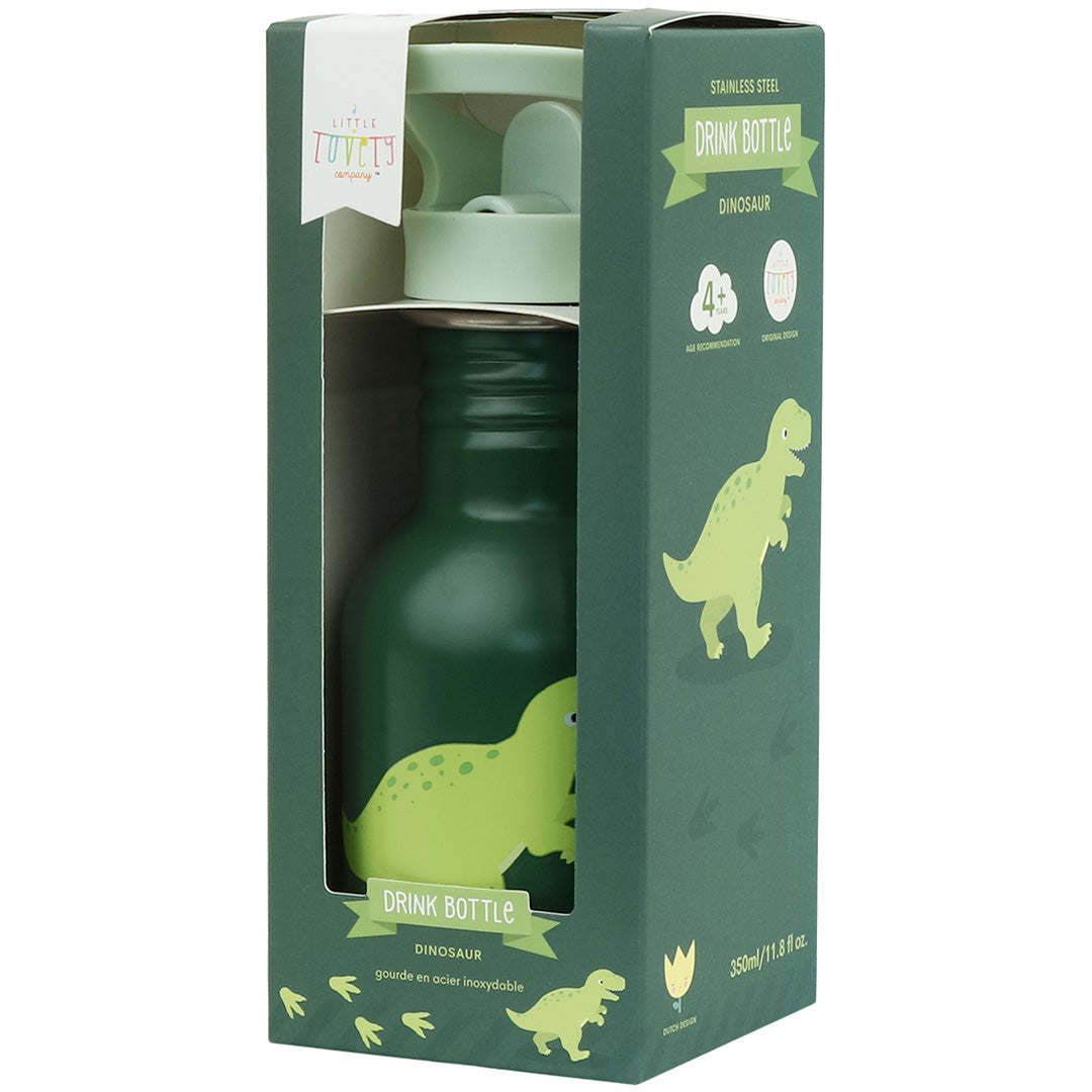 a little lovely company rvs drinkfles - dinosaurus - 350 ml | DBSMDI112 | 5