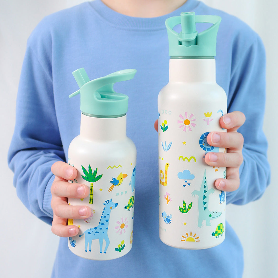 a little lovely company rvs drinkfles - jungle - 350 ml | DBSSJU101 | 6