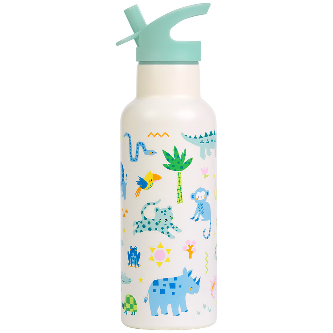 a little lovely company rvs drinkfles - jungle - 500 ml | DBSXJU105 | 1