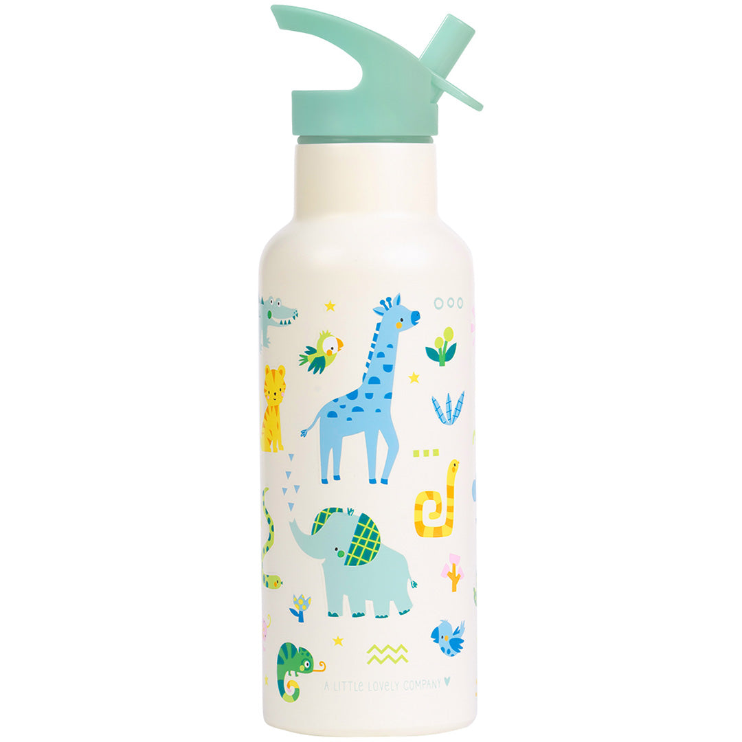 a little lovely company rvs drinkfles - jungle - 500 ml | DBSXJU105 | 4