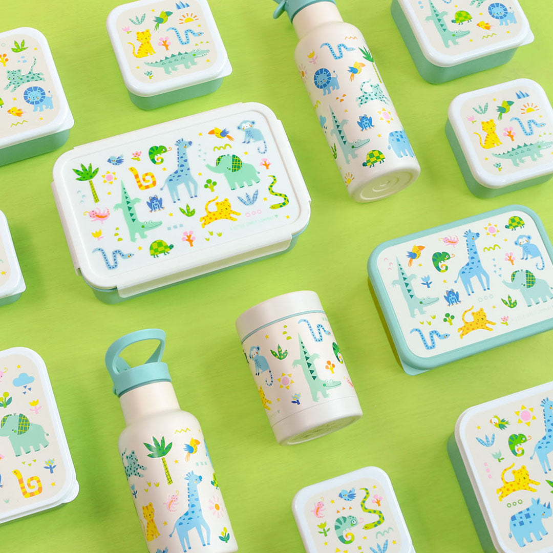 a little lovely company rvs drinkfles - jungle - 500 ml | DBSXJU105 | 6