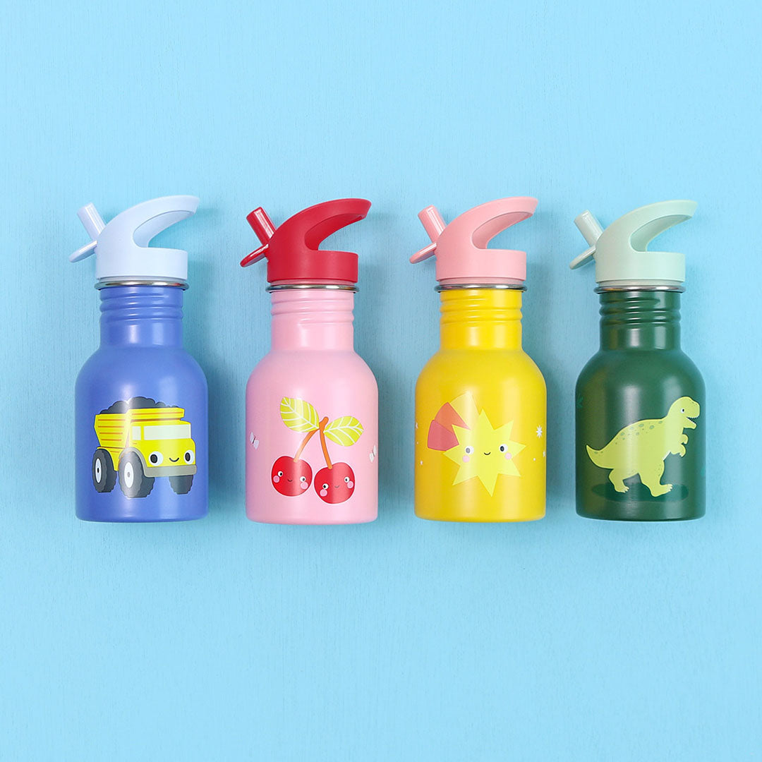 a little lovely company rvs drinkfles - kiepwagen - 350 ml | DBSMDT110 | 6