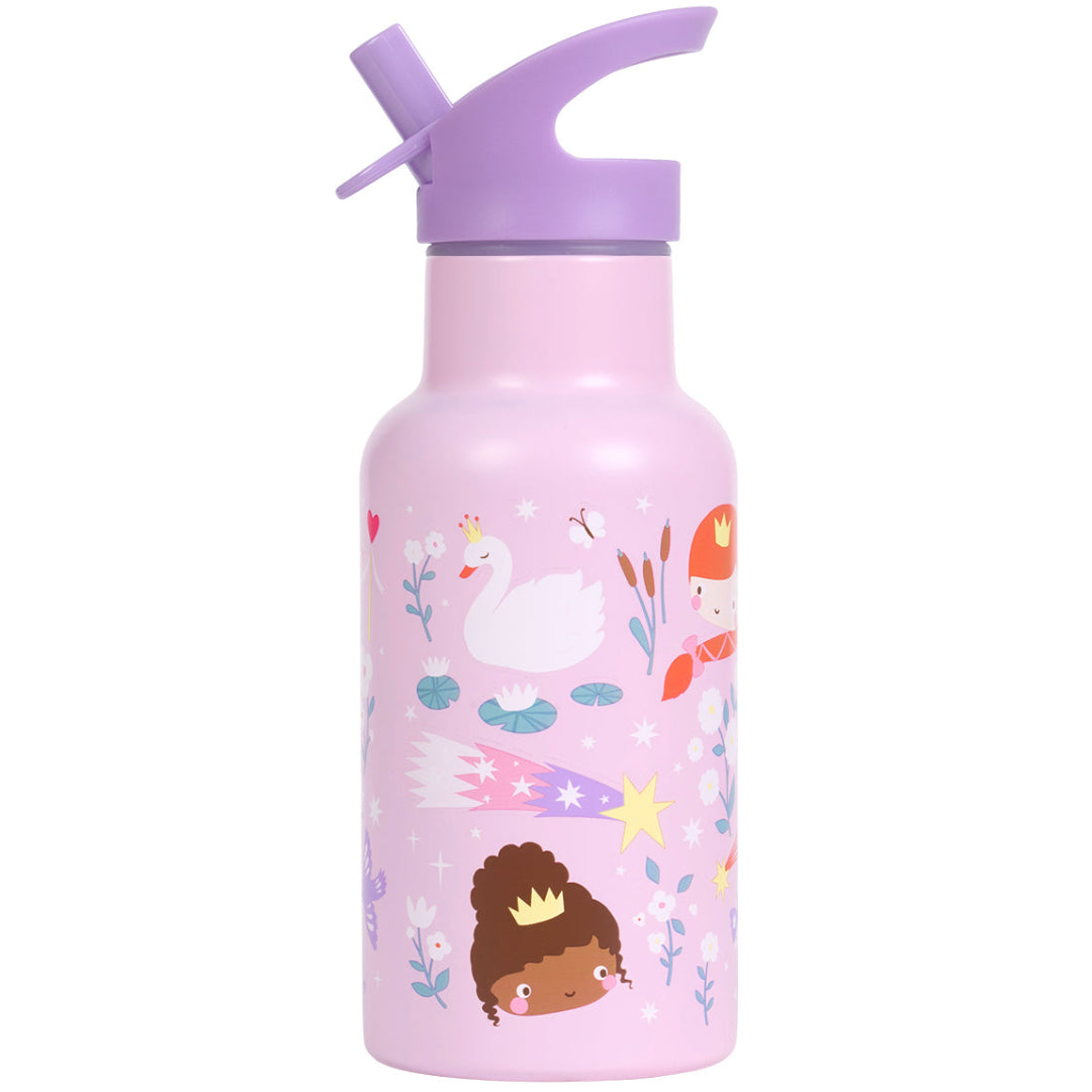 a little lovely company rvs drinkfles - prinsessen - 350 ml | DBSSPR99 | 1