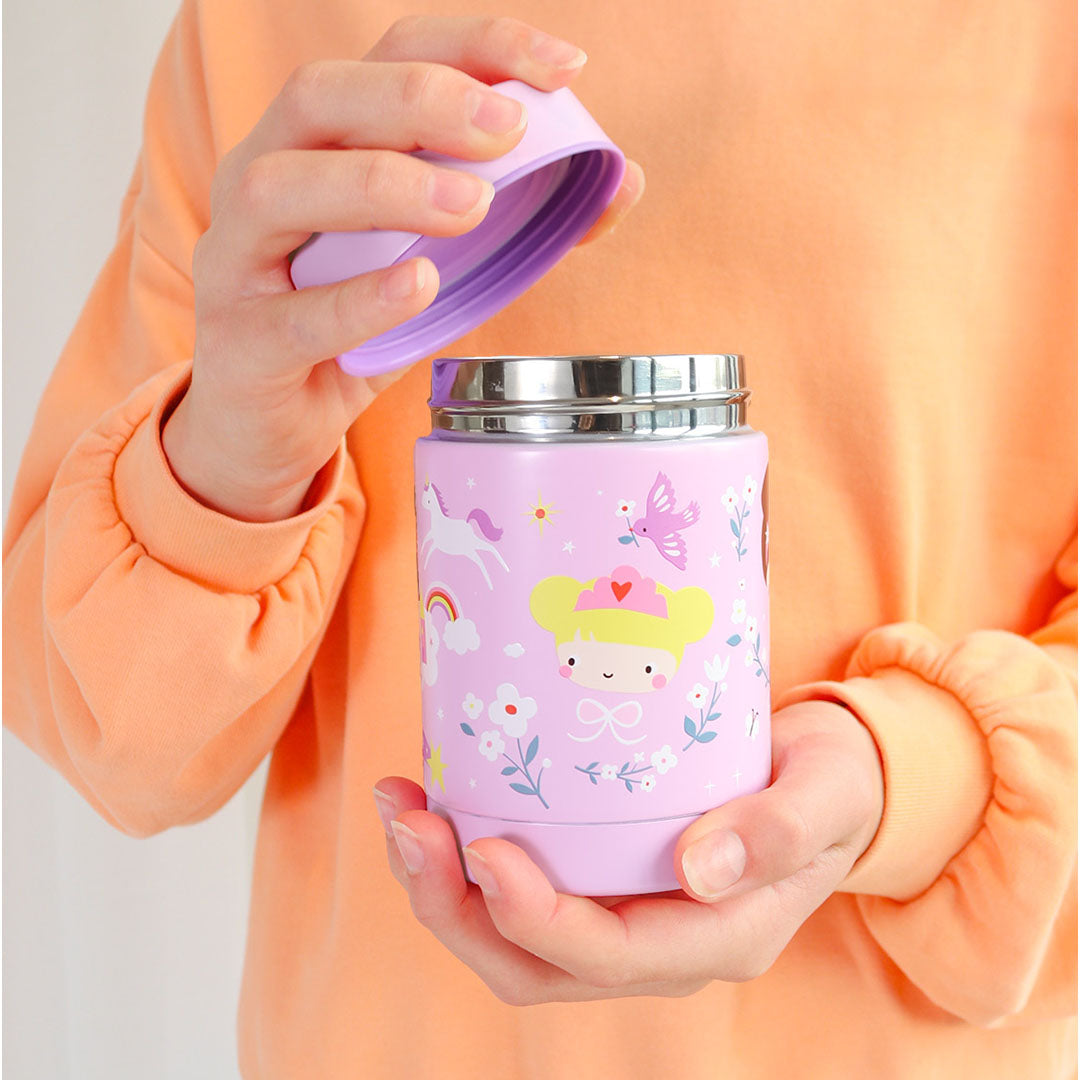 a little lovely company rvs voedselpot thermos - prinsessen | SSFJPR06 | 7