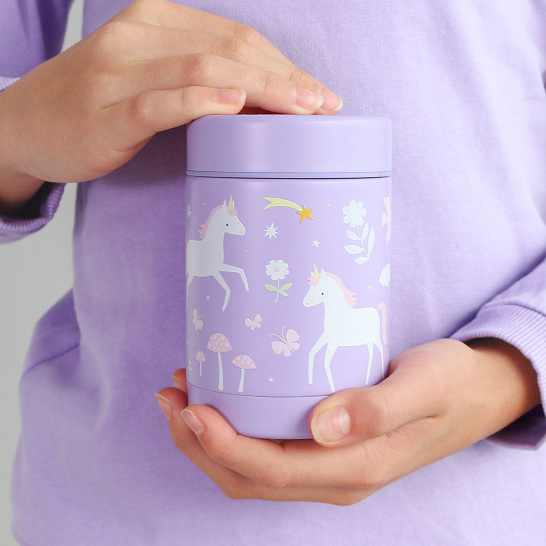 a little lovely company rvs voedselpot thermos - unicorn dreams | SSFJUD02 | 3