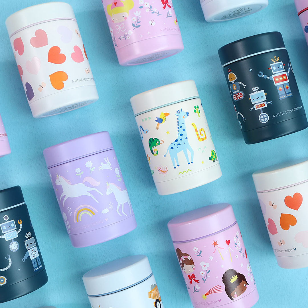 a little lovely company rvs voedselpot thermos - unicorn dreams | SSFJUD02 | 6