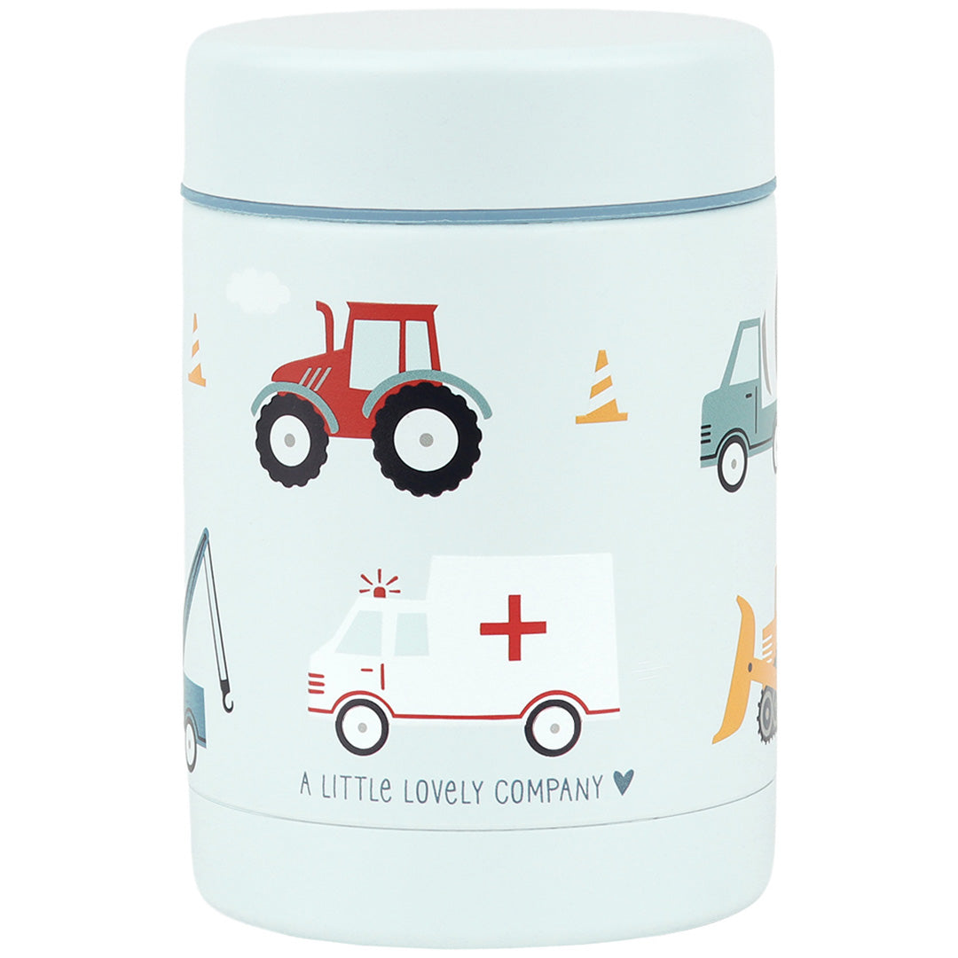 a little lovely company rvs voedselpot thermos - voertuigen | SSFJVE03 | 1