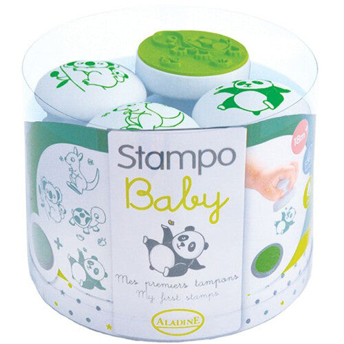 aladine stempels baby - dieren - 4st  | 03817 | 0