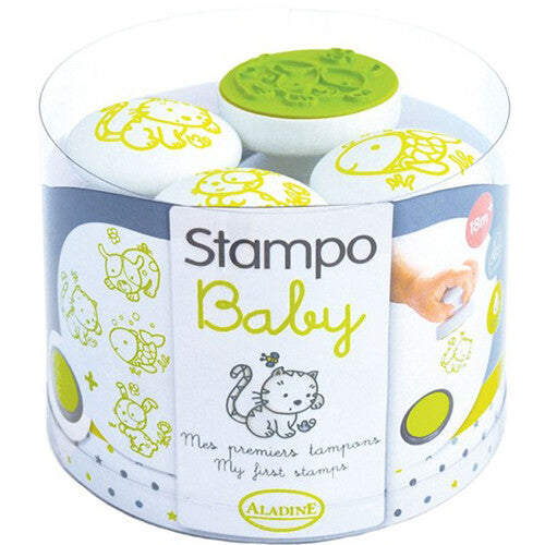 aladine stempels baby - huisdieren - 4st  | 03801 | 0