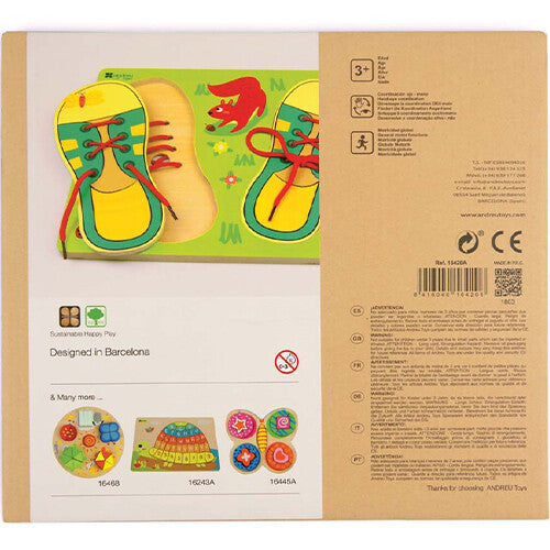 andreu toys puzzel veters strikken | 41516420A | 3