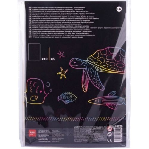 apli kids kraskaarten - 10st | 32018226 | 1