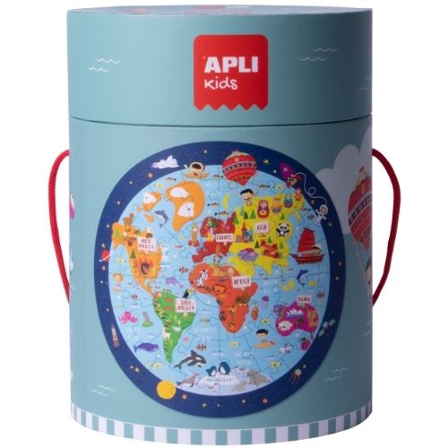 apli kids vloerpuzzel wereld - 48st | 32018201 | 0