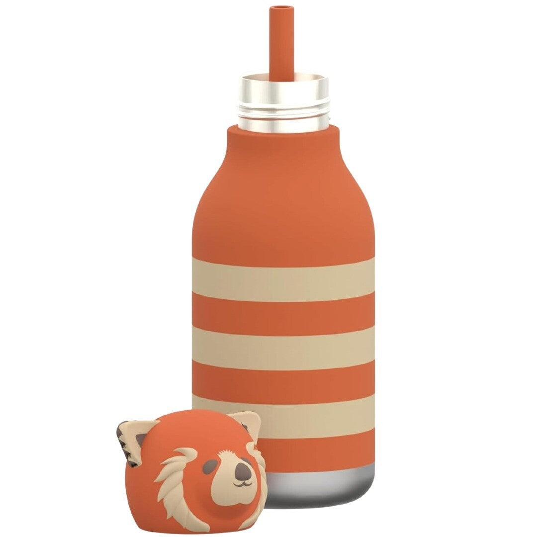 asobu rvs drinkfles bestie - rode panda - 460 ml | SBV44-Red-Panda | 4