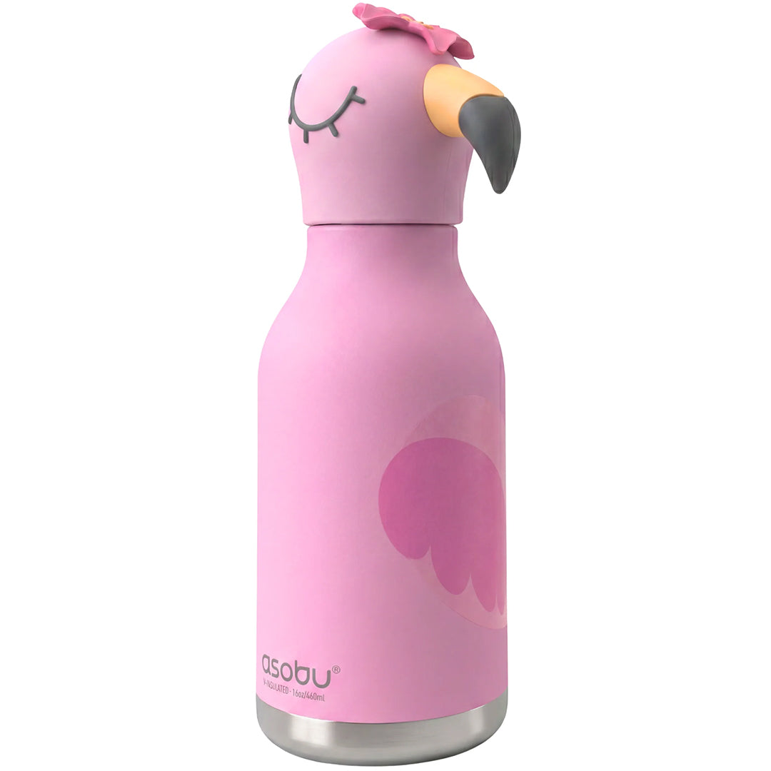 asobu rvs drinkfles bestie - flamingo - 460 ml | SBV44-FLAMINGO | 