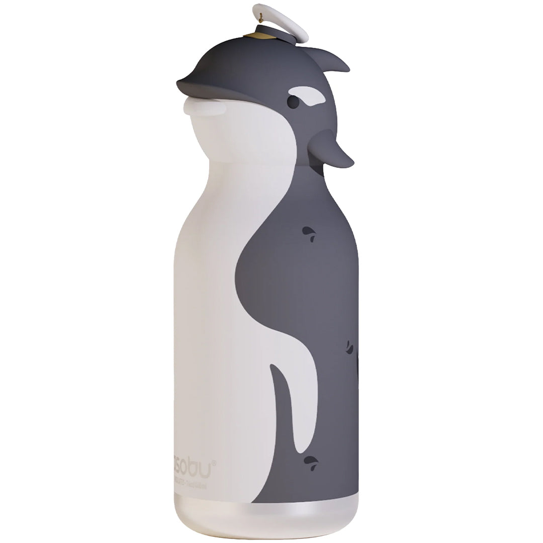 asobu rvs drinkfles bestie - orca - 460 ml | SBV44-WHALE | 