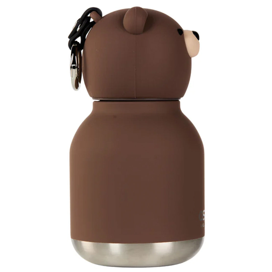 asobu rvs drinkfles mini besties - beer - 200 ml | IBV44-BROWN-BEAR | 4