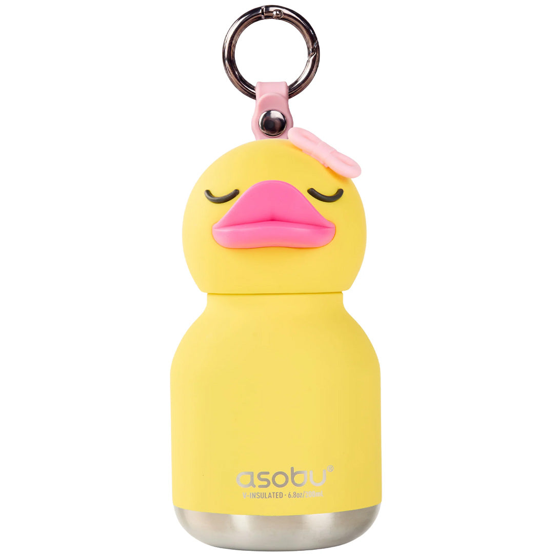 asobu rvs drinkfles mini besties - eend - 200 ml | IBV44-DUCKY | 