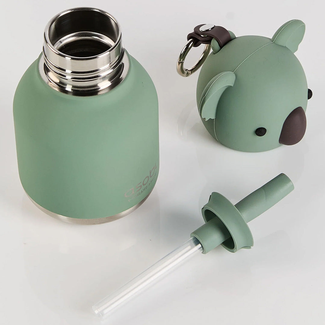 asobu rvs drinkfles mini besties - koala - 200 ml | IBV44-KOALA | 3