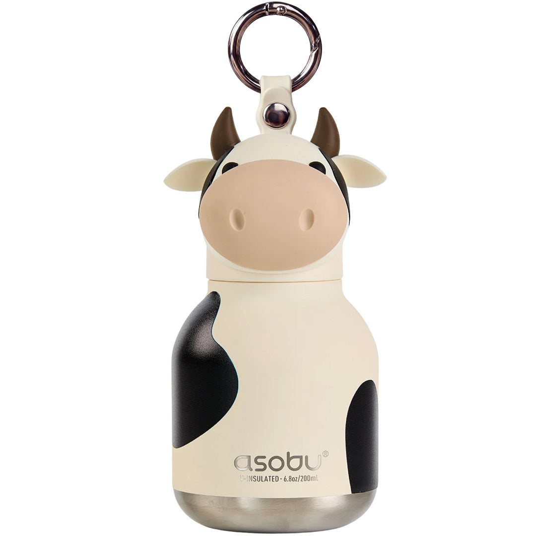 asobu rvs drinkfles mini besties - koe -  200 ml | IBV44-COW | 