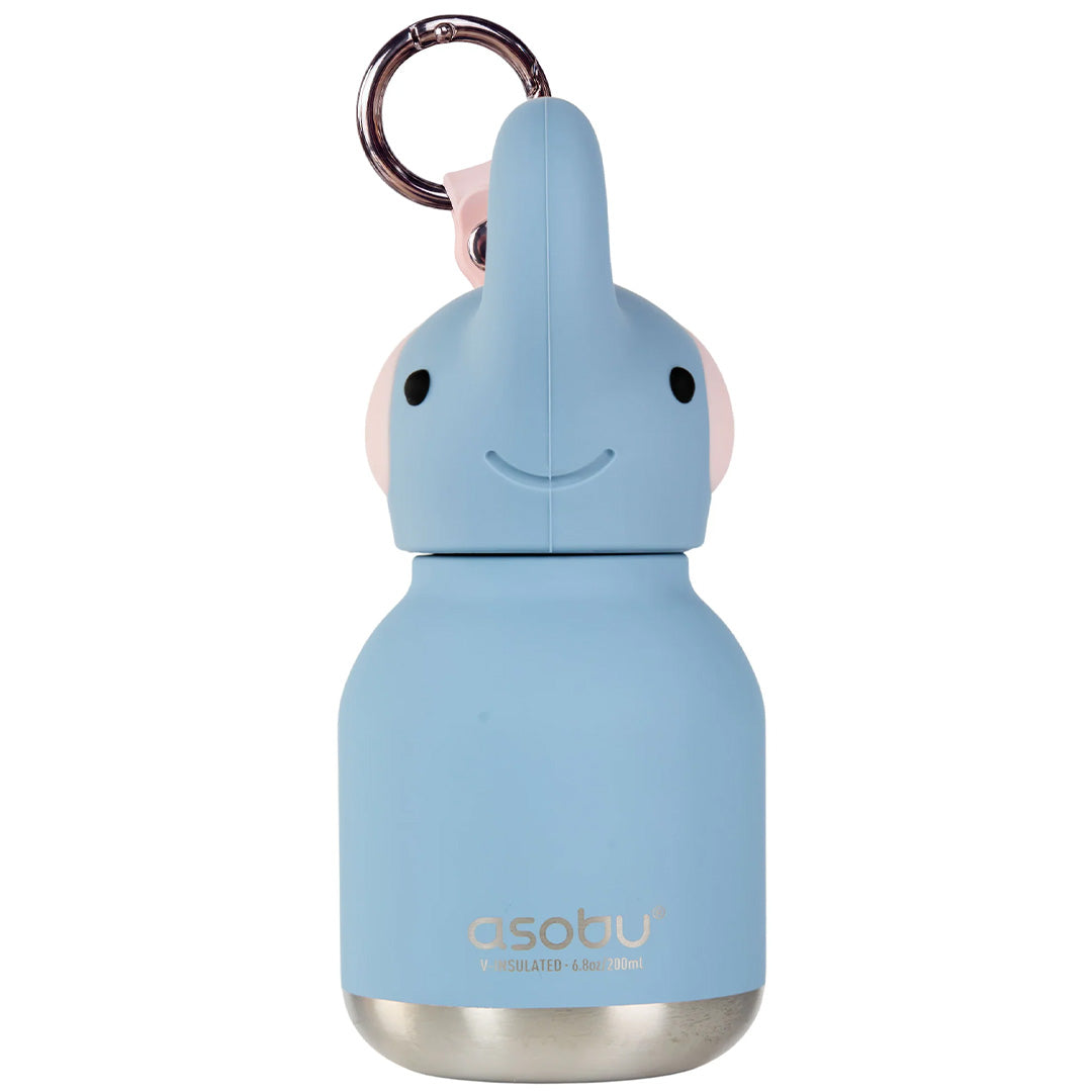 asobu rvs drinkfles mini besties - olifant - 200 ml | IBV44-ELEPHANT | 