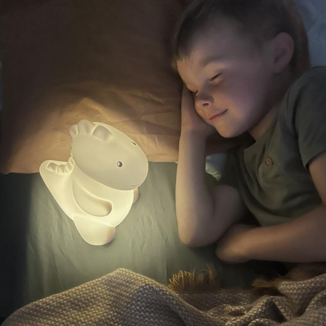 atelier pierre led nachtlampje dino jéroom - sage - 20 cm | JD-330 | 3