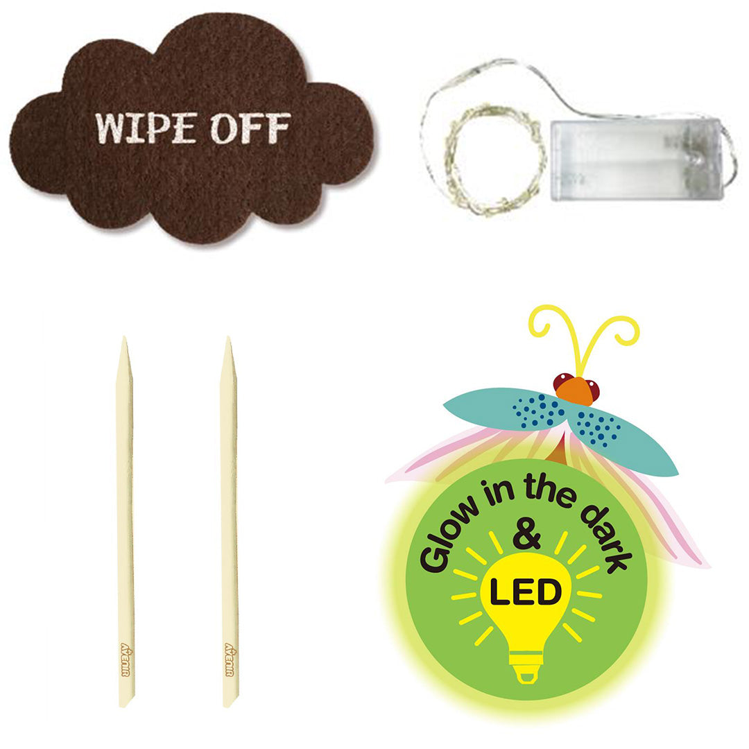 avenir diy knutselset lichtdoos - 6 kraskaarten | 7331808 | 7