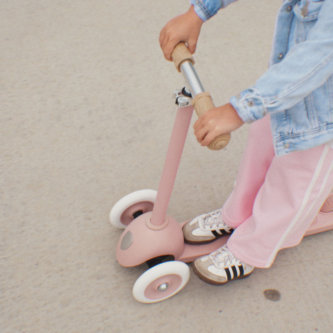 banwood kinderstep eco - dusty rose | BW-ECO-SCOOTER-DUSTYROSE | 1