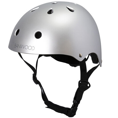 banwood klassieke kinderhelm - chrome | BW-HELMETCHROME  | 0