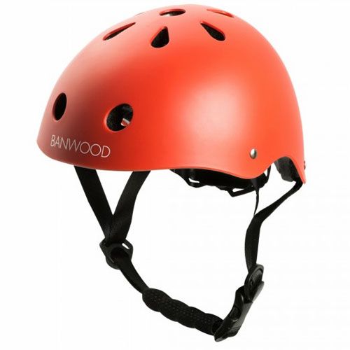 banwood klassieke kinderhelm - rood  | BW-HELMET-RED | 0