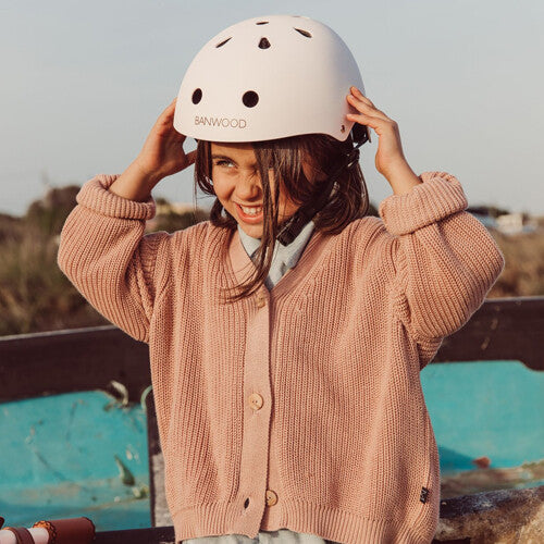 banwood klassieke kinderhelm - roze  | BW-HELMET-PINK | 1