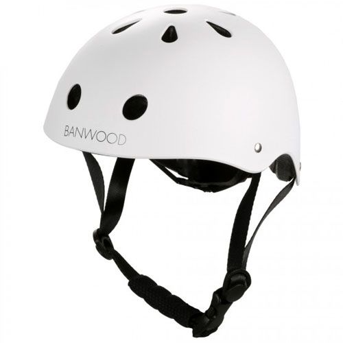 banwood klassieke kinderhelm - wit | BW-HELMET-W  | 0