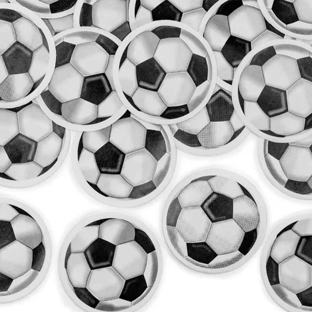 partydeco confetti popper - voetbal | TUKPI40 | 2