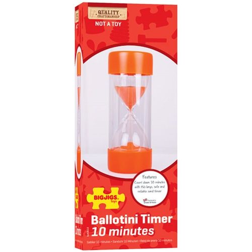 bigjigs ballotini zandloper 10 minuten | BJE0010 | 1