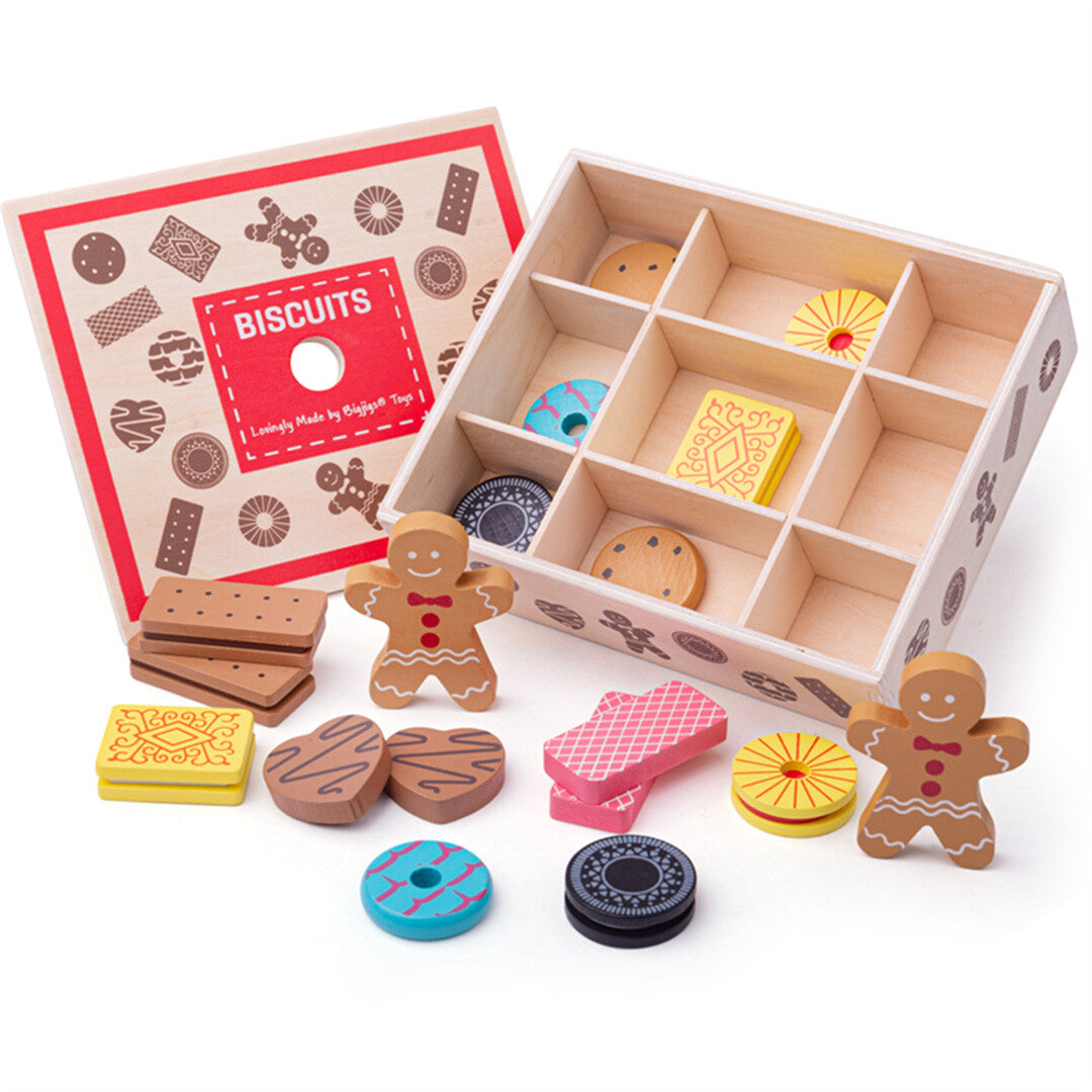 bigjigs koektrommel met koekjes - 16st | BJ470 | 0